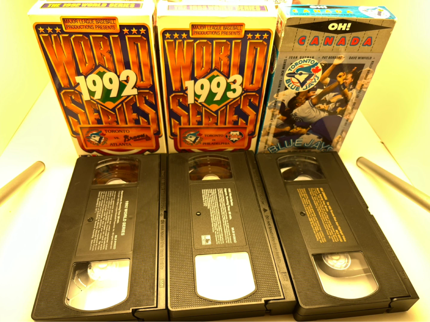 1992 & 1993 World Series Toronto Blue Jays VHS Tapes - photo 3