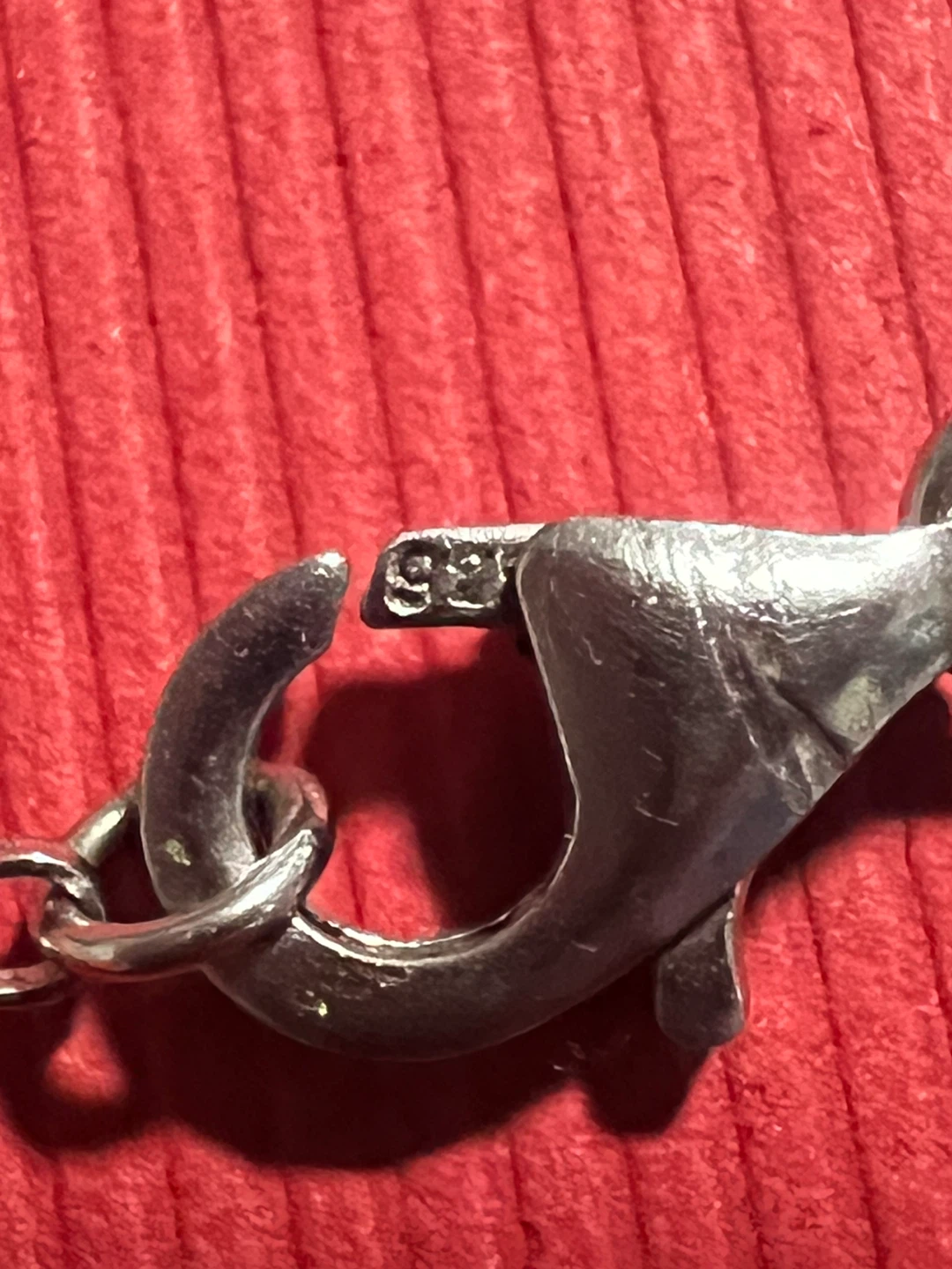925 silver key necklace with black diamonds - photo 3