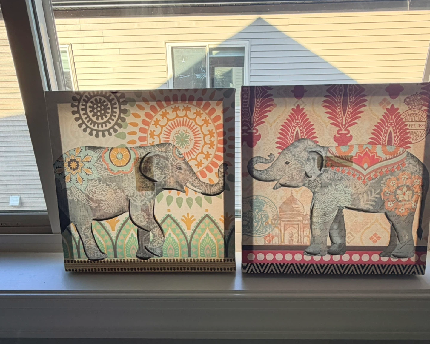 Elephant Wall Art Canvas Print