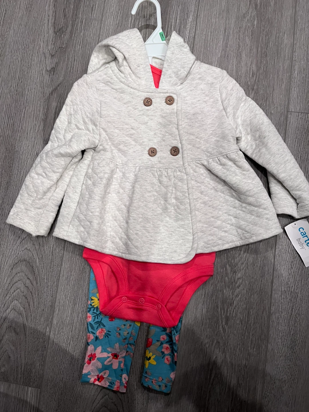 Carter's Baby Girl 3-Piece Outfit - 18 Months