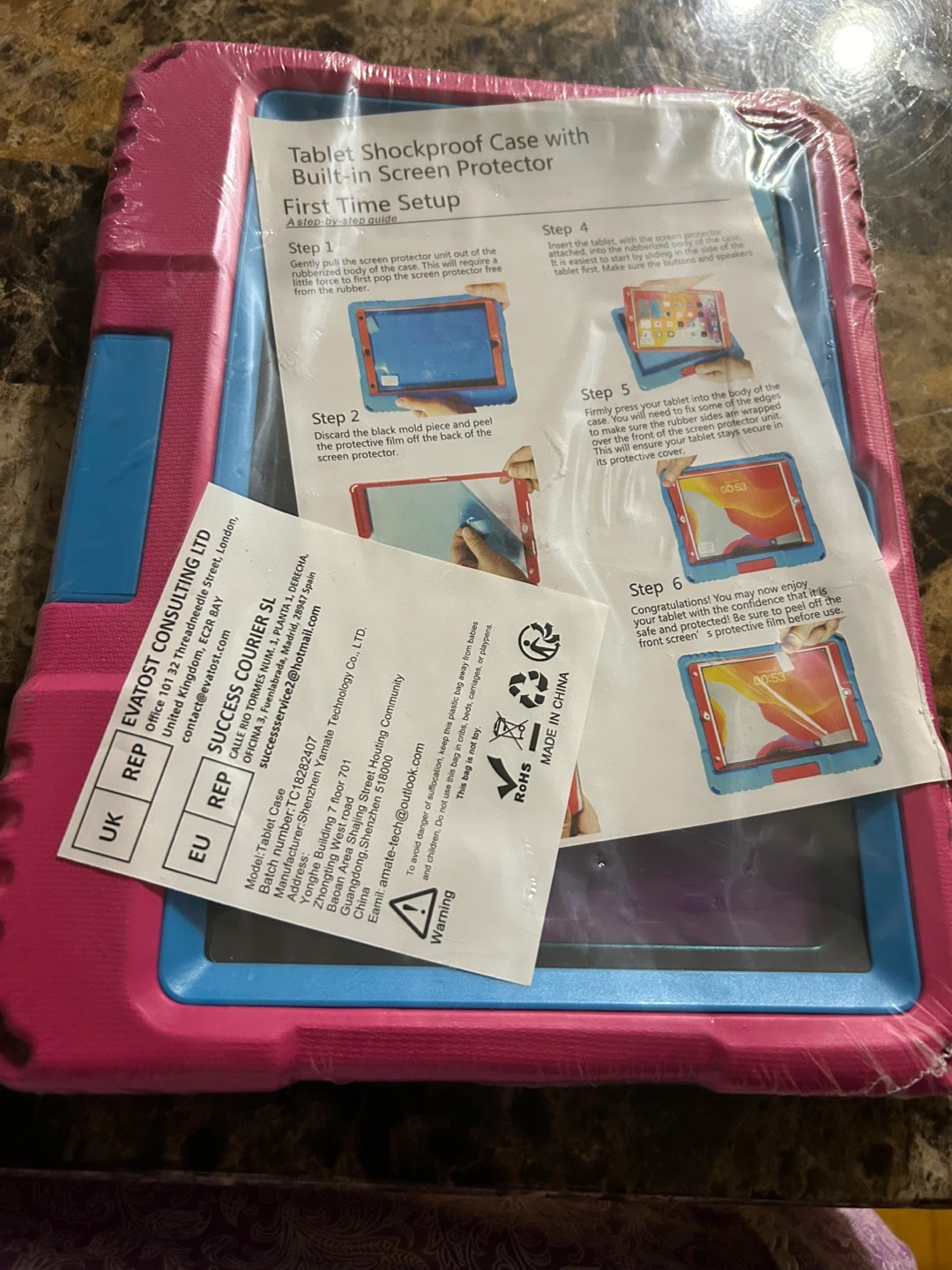 New-Lainergie Kids Tablet Case for iPad, Samsung, TCL - Pink - photo 3