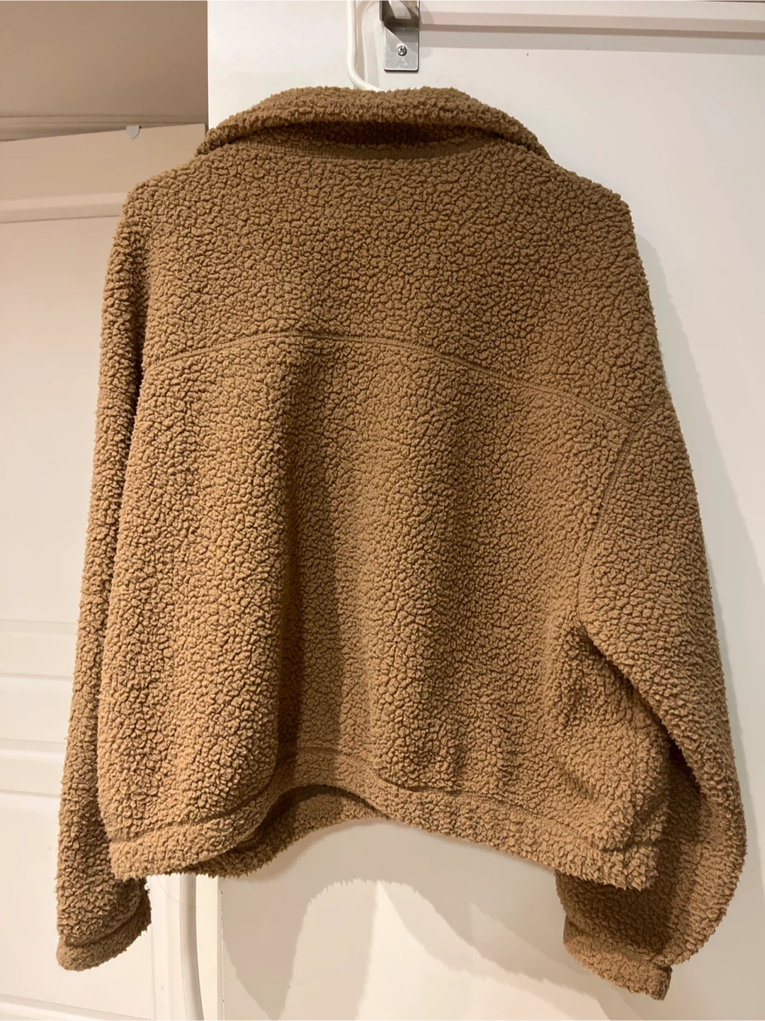 Old Navy Brown Teddy Fleece Jacket - Women’s Size Small - photo 2