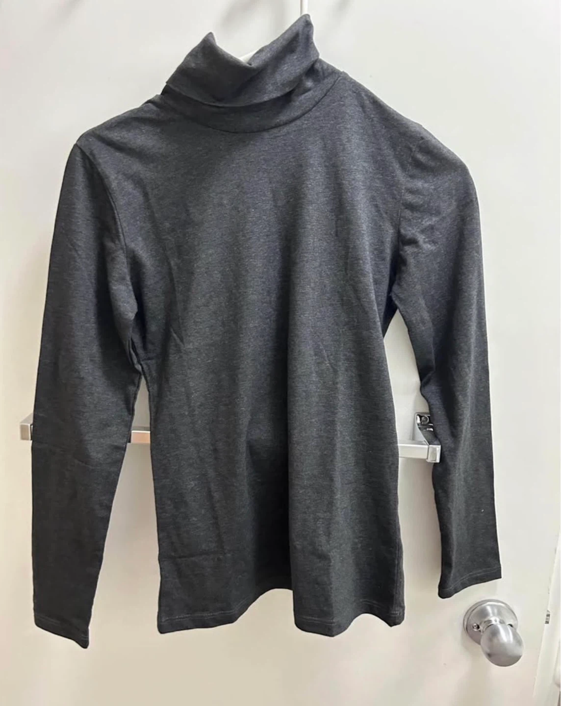 Size XS Dark Grey Turtleneck Long Sleeve Shirt