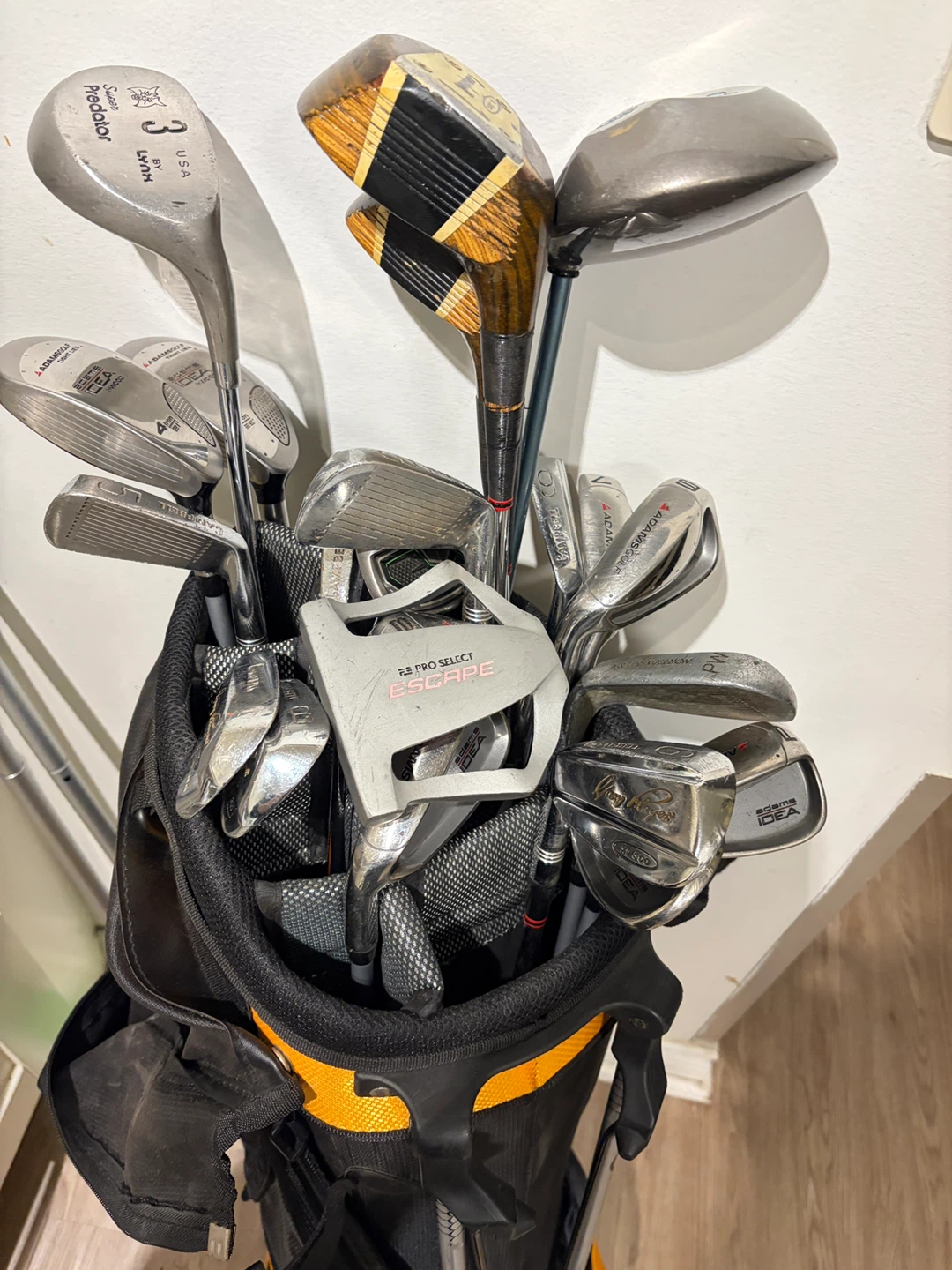 Golf Sticks and Bag