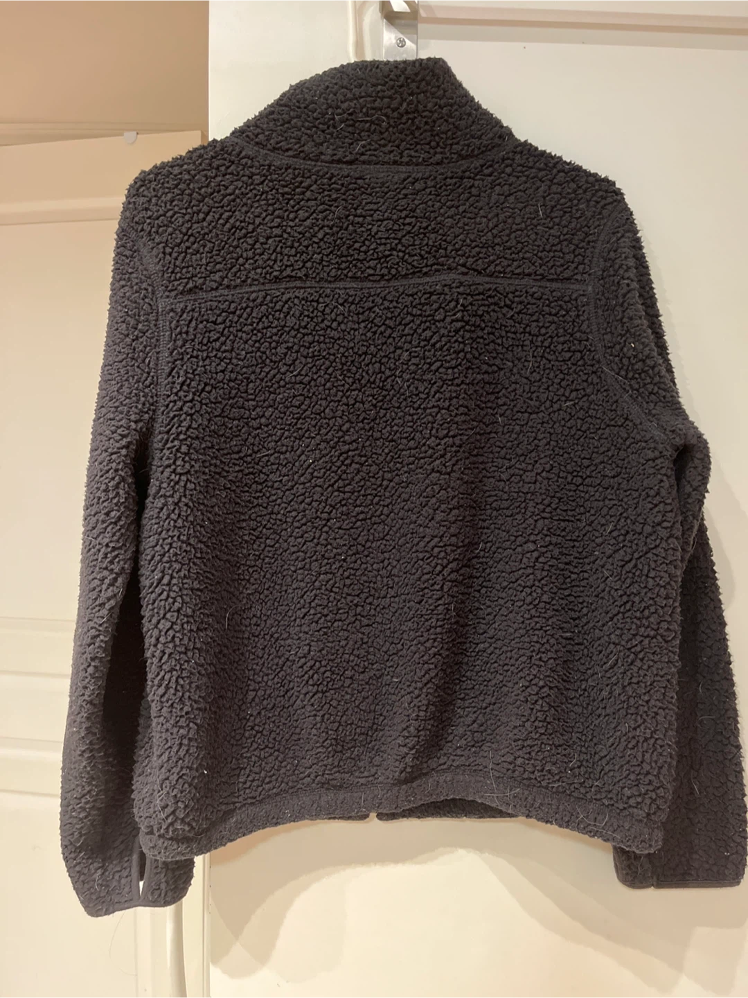 Old Navy Black Sherpa Fleece Sweater - Women’s Size Small - photo 2