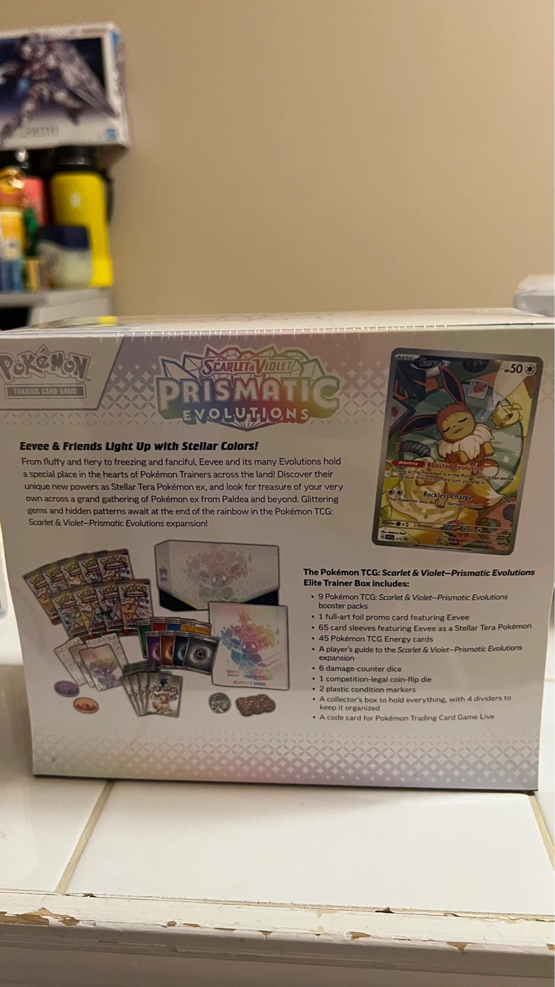 Pokemon Scarlet & Violet Prismatic Evolutions Elite Trainer Box - photo 5