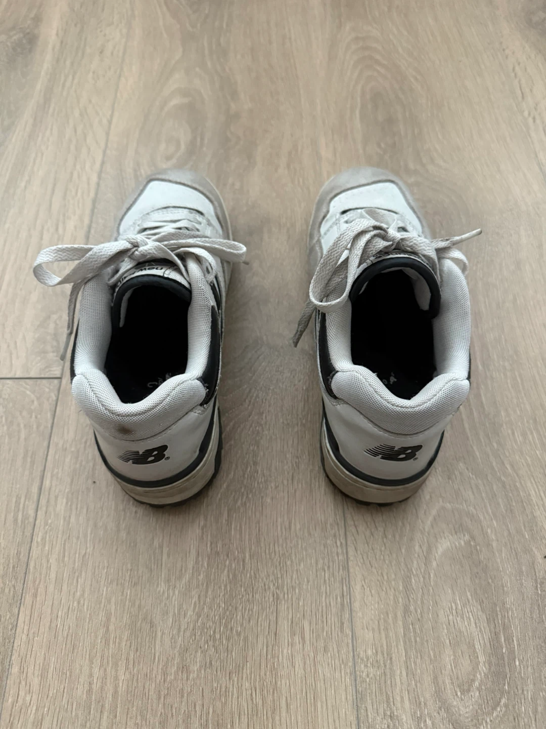 New Balance 550 White Black Sneakers - photo 4