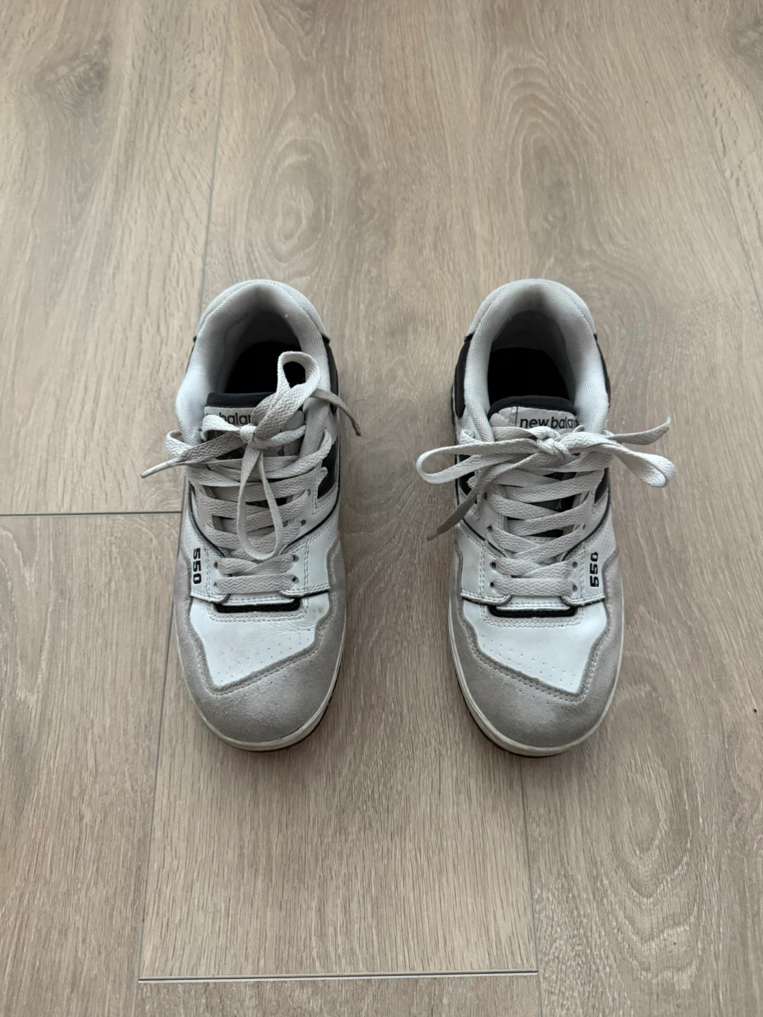 New Balance 550 White Black Sneakers - photo 5