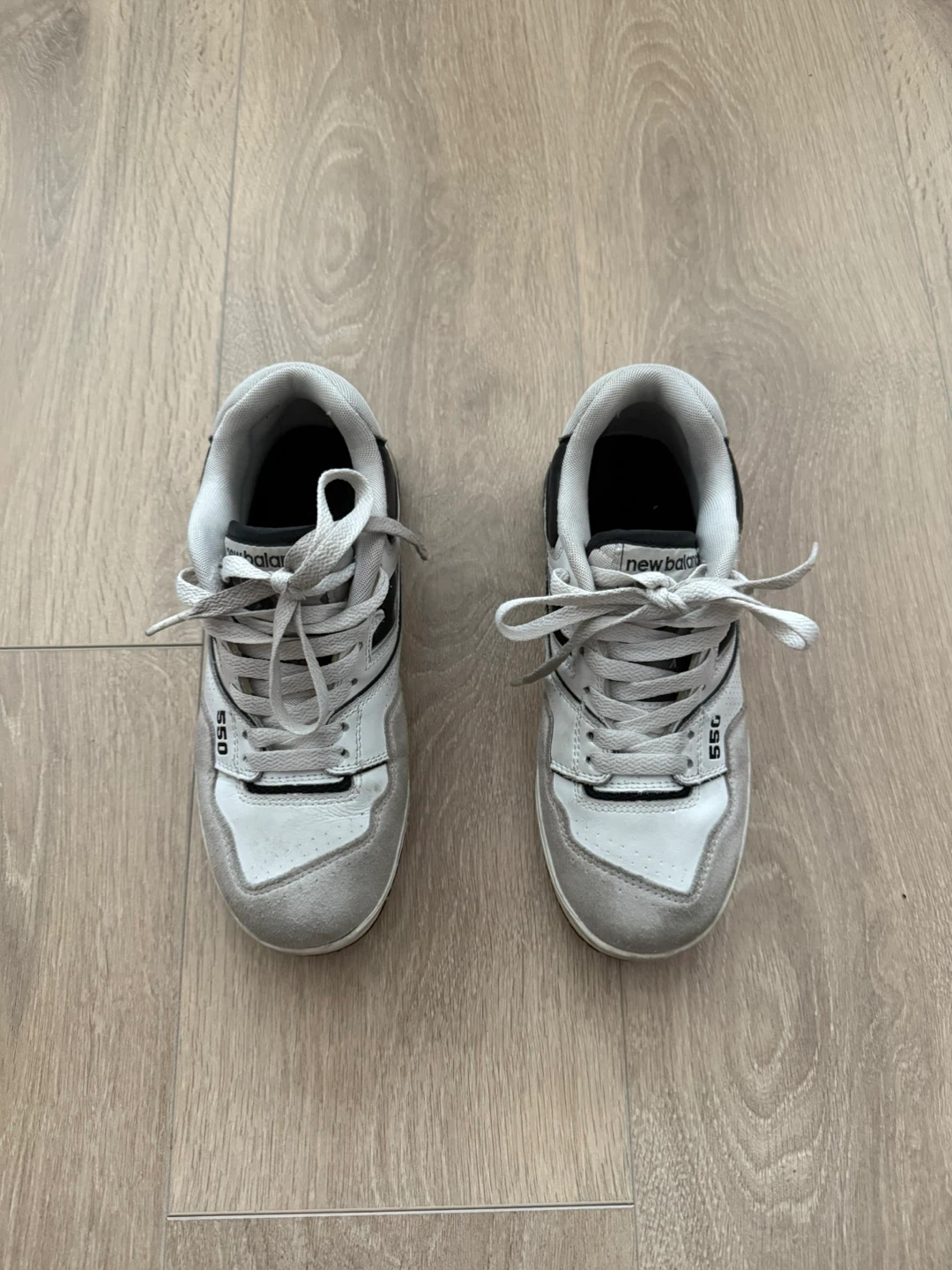 New Balance 550 White Black Sneakers - photo 2
