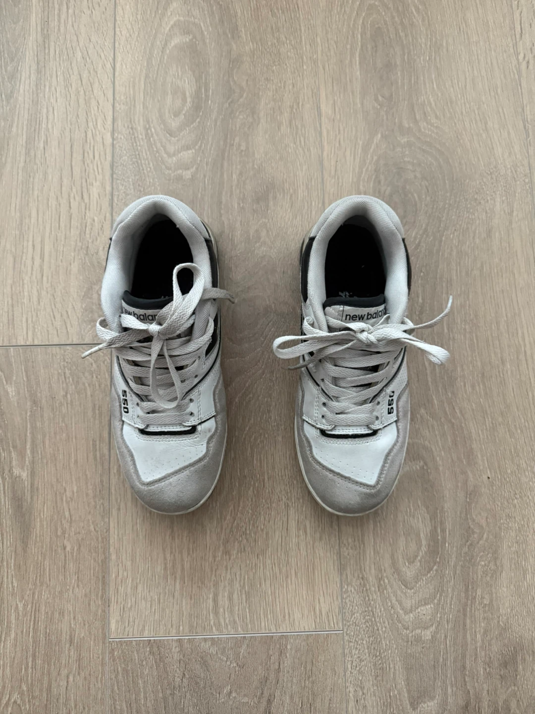 New Balance 550 White Black Sneakers - photo 3