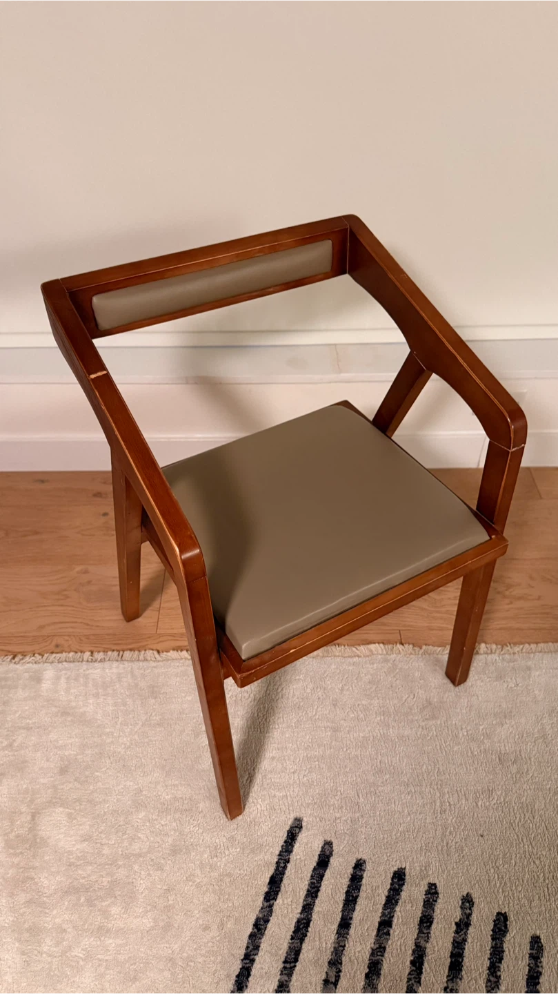 Wooden Accent Chair - photo 2