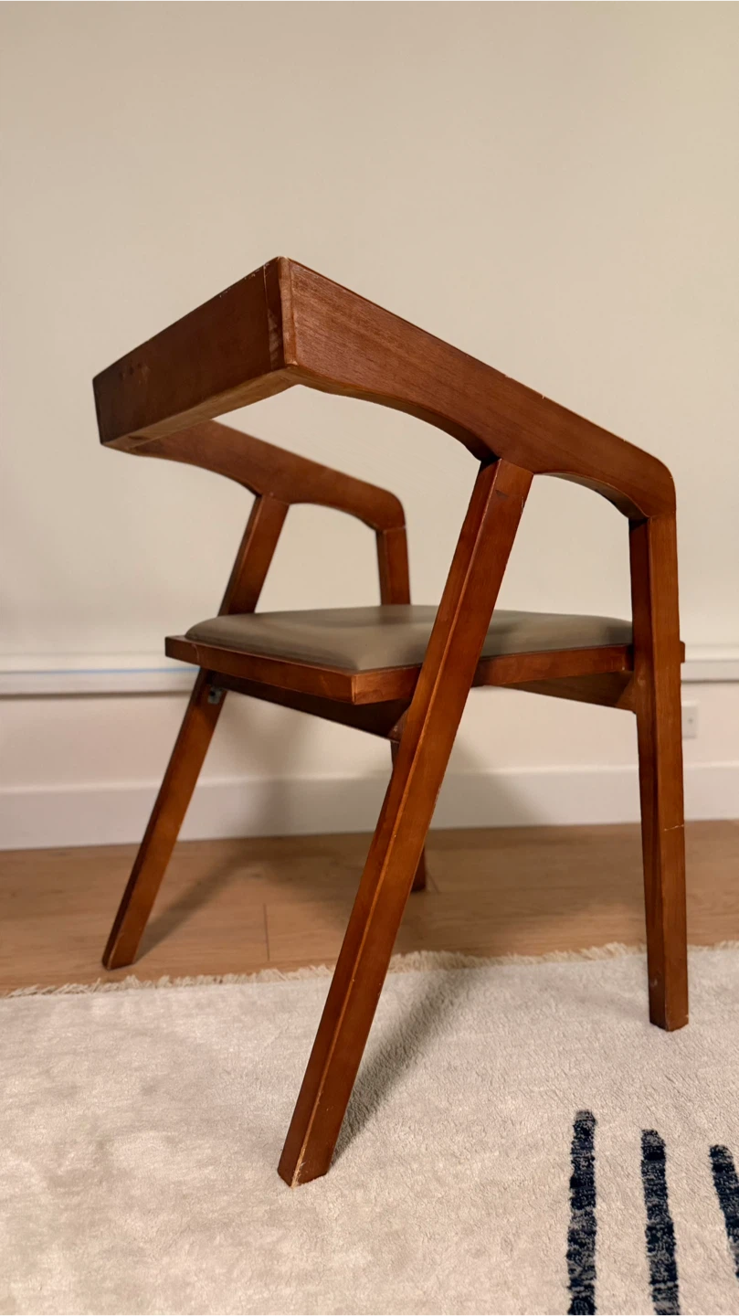 Wooden Accent Chair