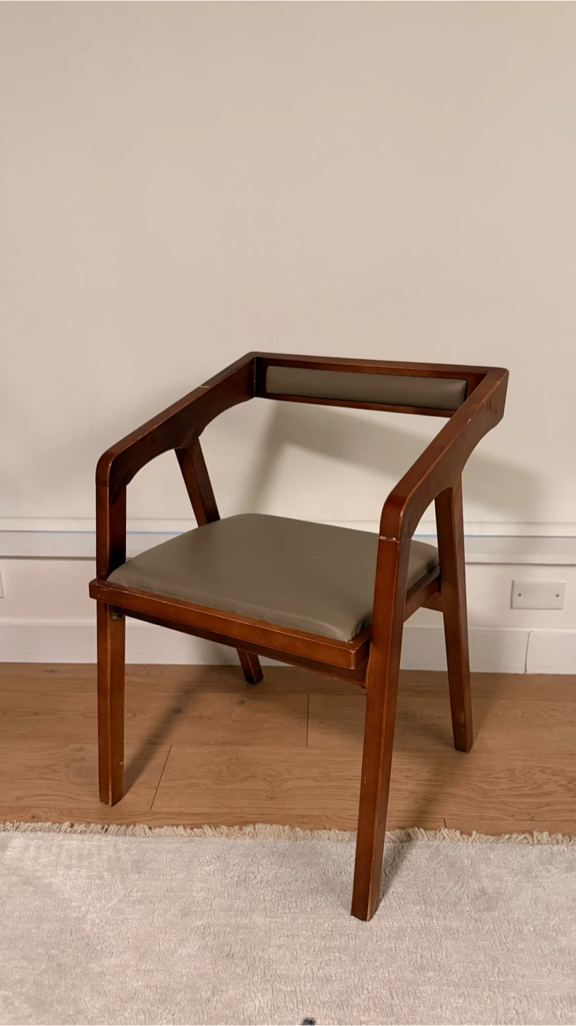 Wooden Accent Chair - photo 3