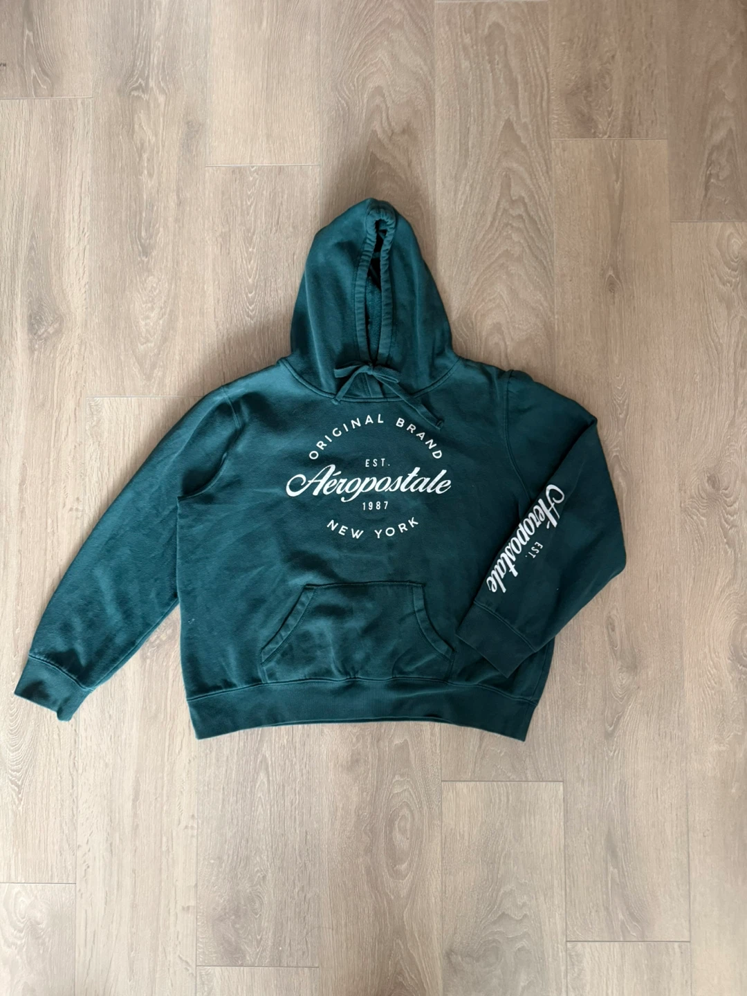 Aeropostale Vintage Green Hoodie