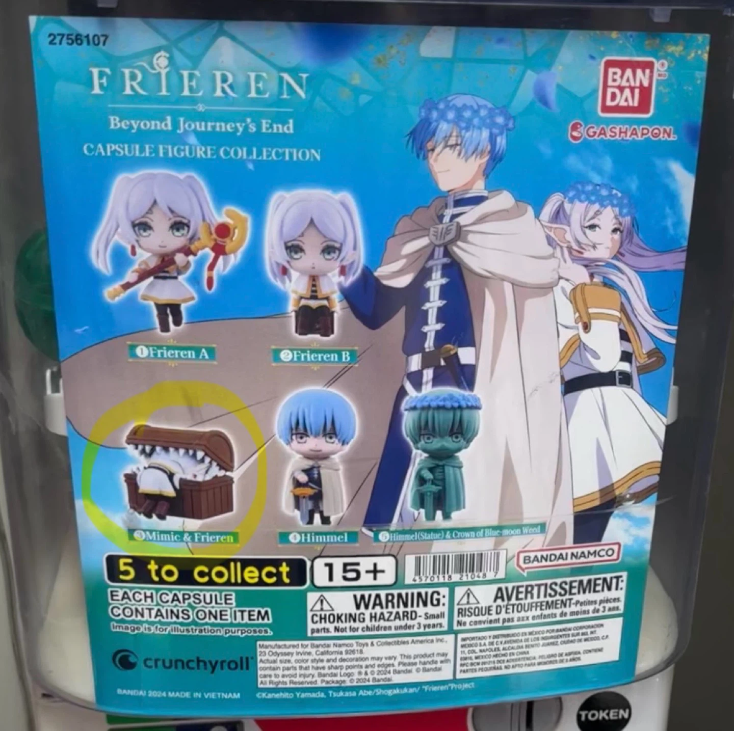 Frieren Gashapon-Mimic & Frieren Figure