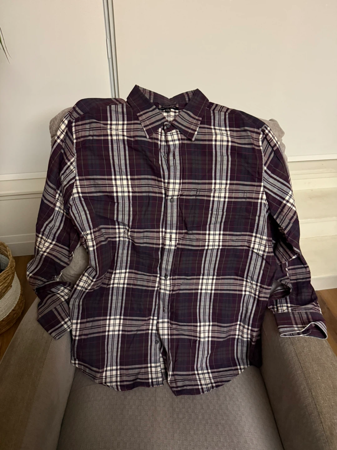 Banana Republic Plaid Flannel Shirt - XXL - photo 2
