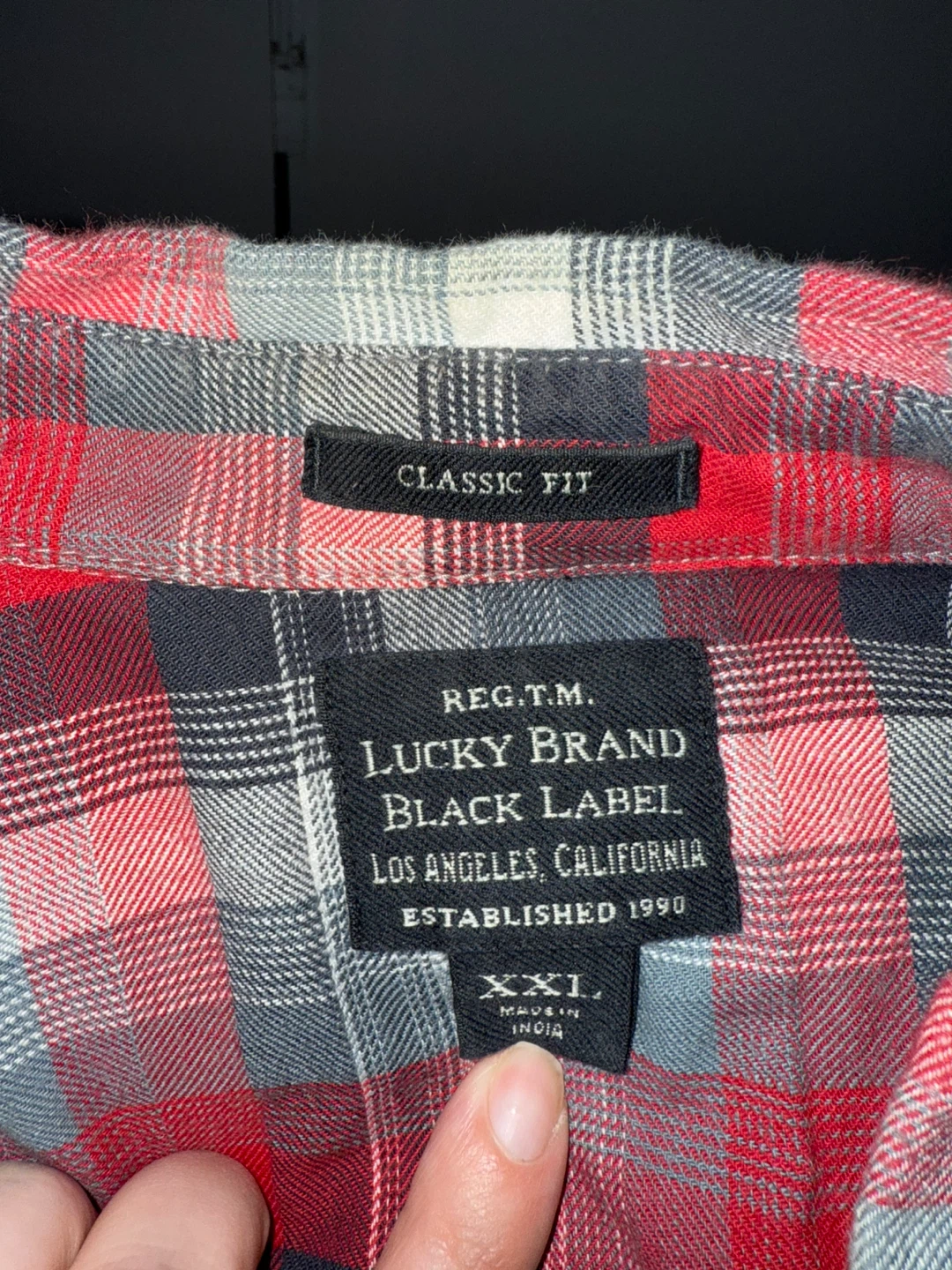 Lucky Brand Classic Fit Plaid Flannel Shirt XXL - photo 2