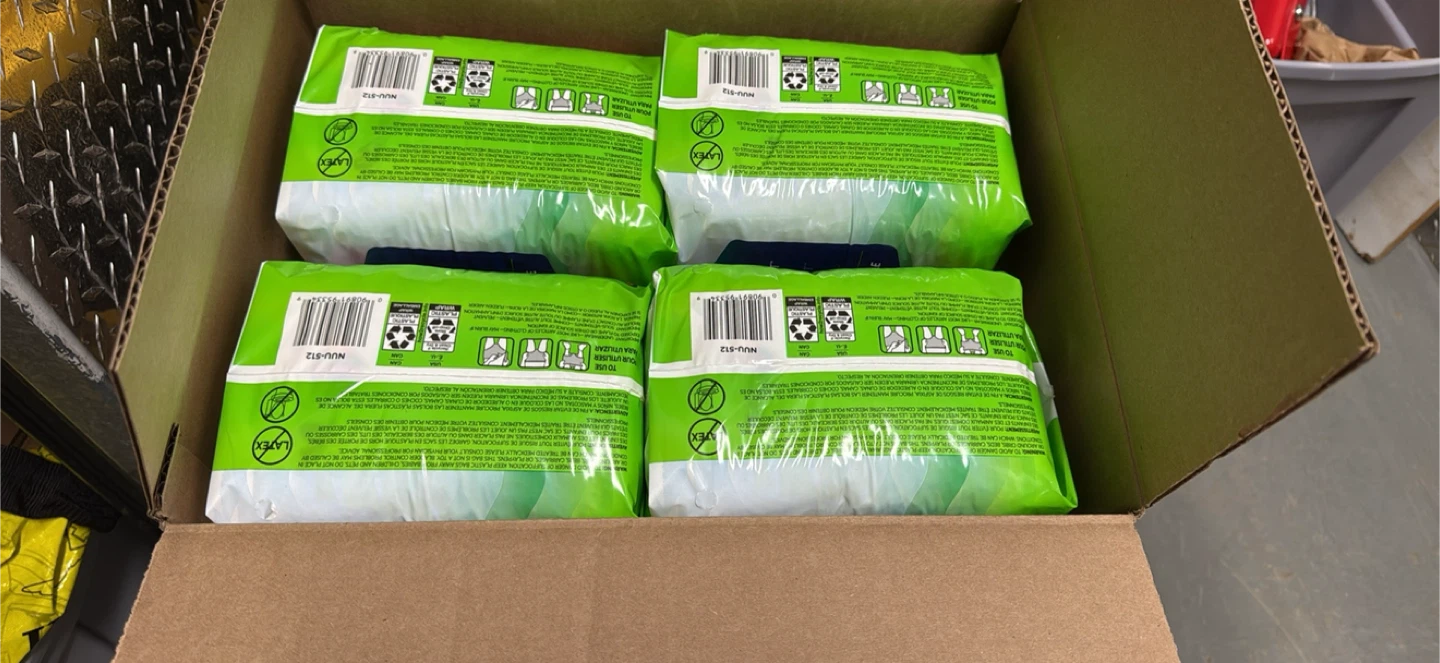 Lot of 4 packs of 20 Prevail Underwear - Medium (34-46 in.)