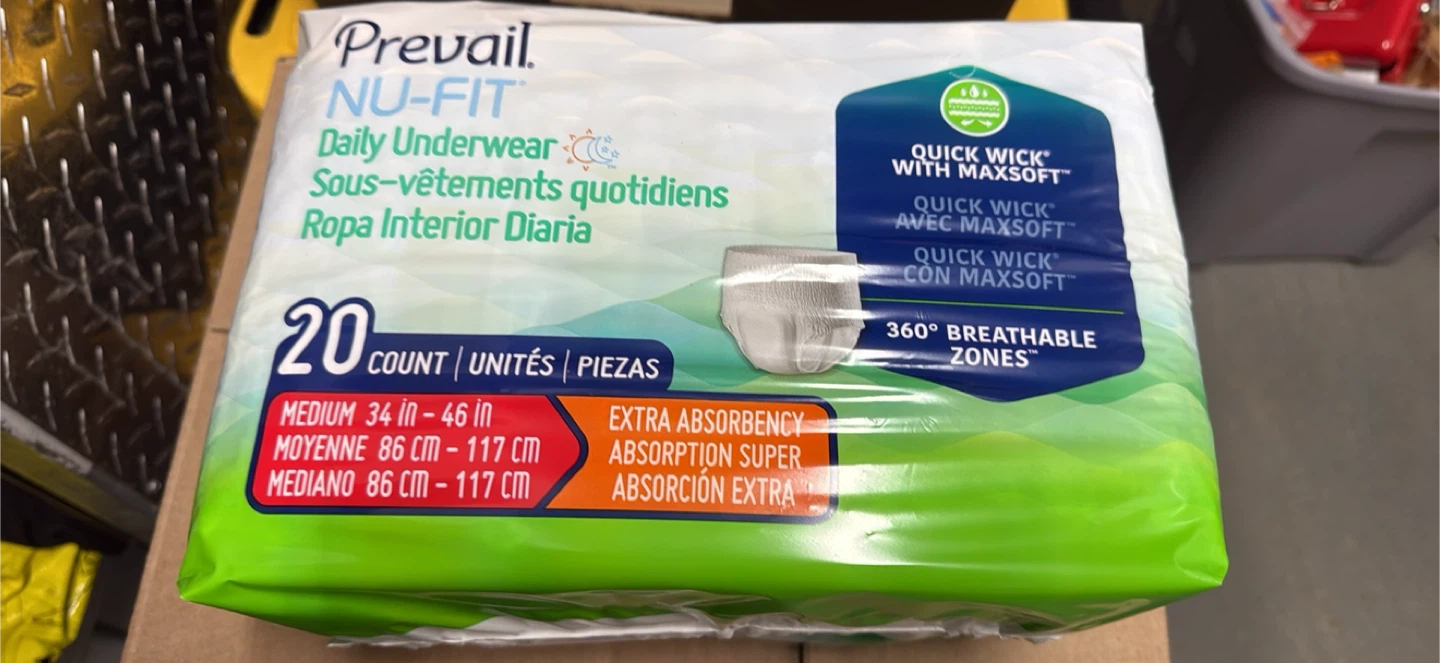 Lot of 4 packs of 20 Prevail Underwear - Medium (34-46 in.) - photo 5