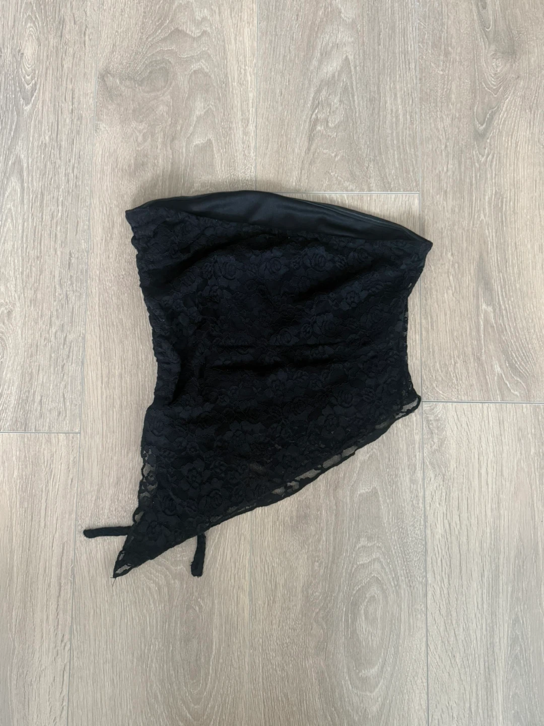 PacSun Black Lace Corset Top - photo 4