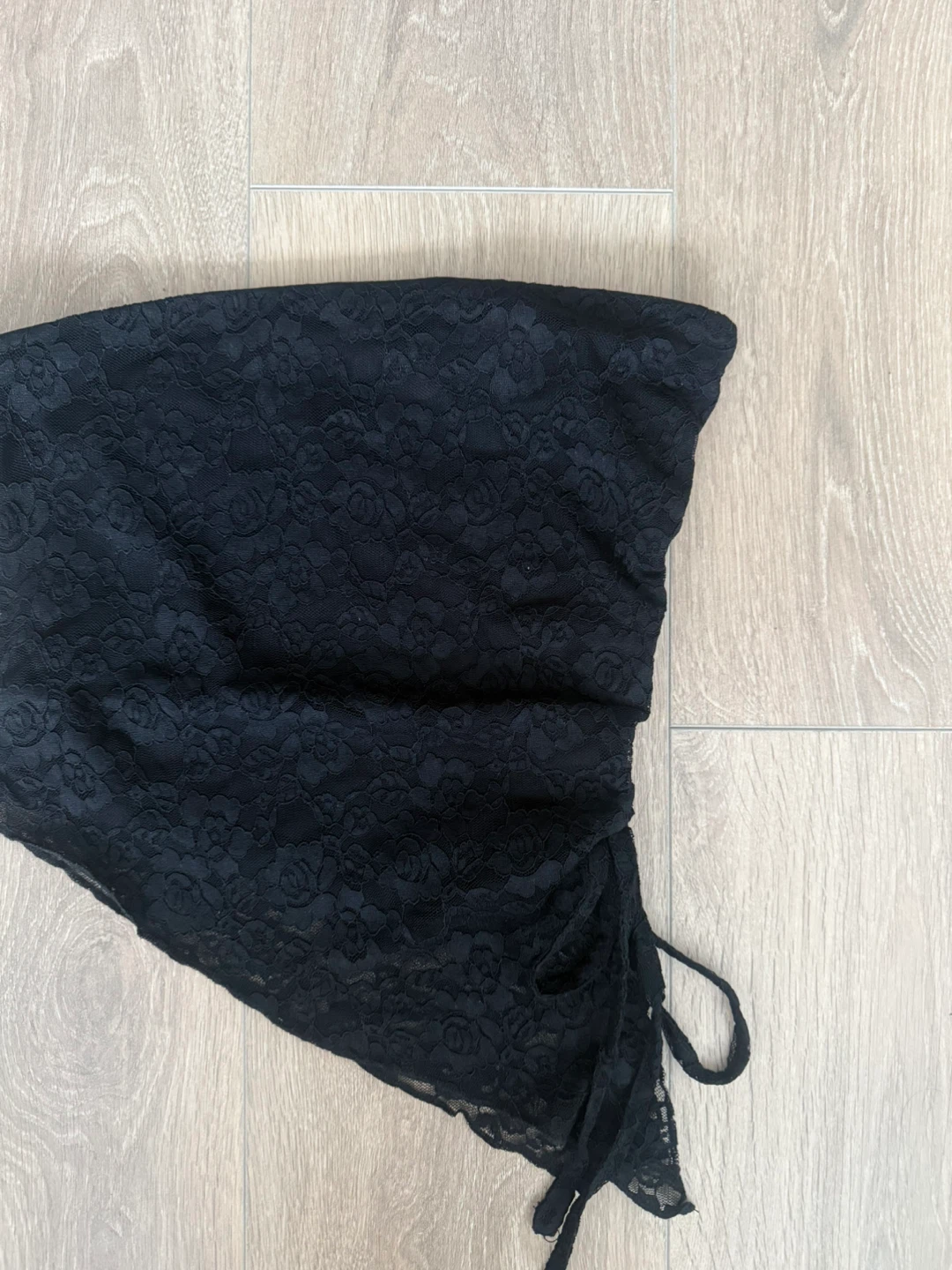 PacSun Black Lace Corset Top - photo 2