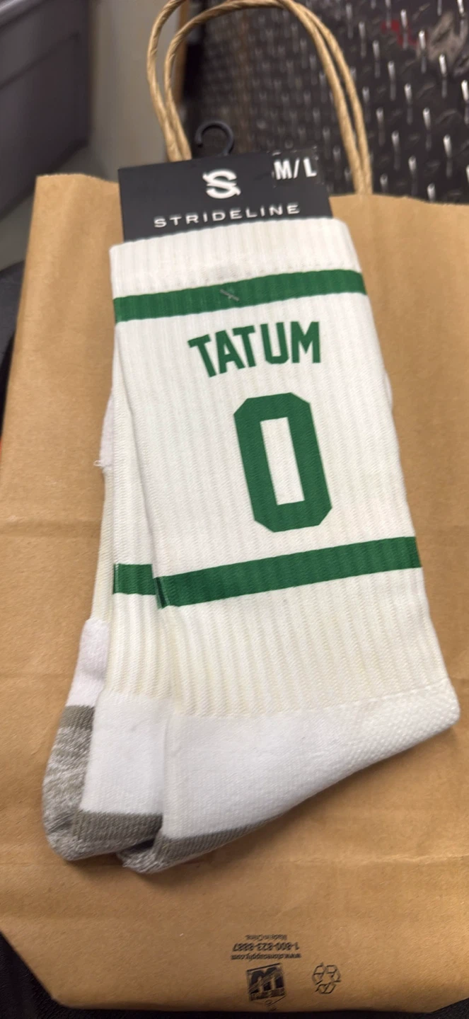 StrideLine Jason Tatum Jersey Crew Socks