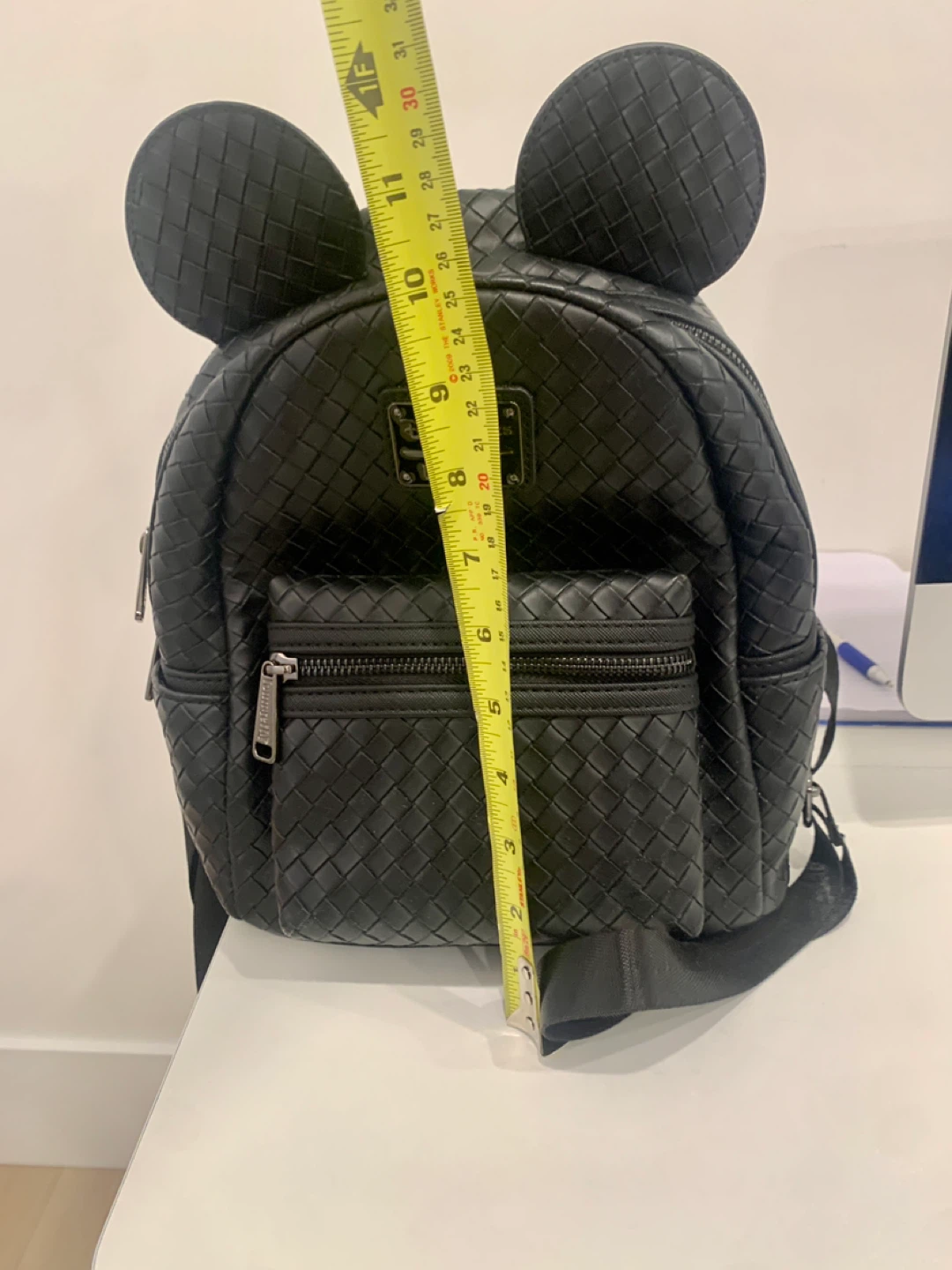 Loungefly Disney Parks Mickey Mouse Mini Backpack Black Woven - photo 2