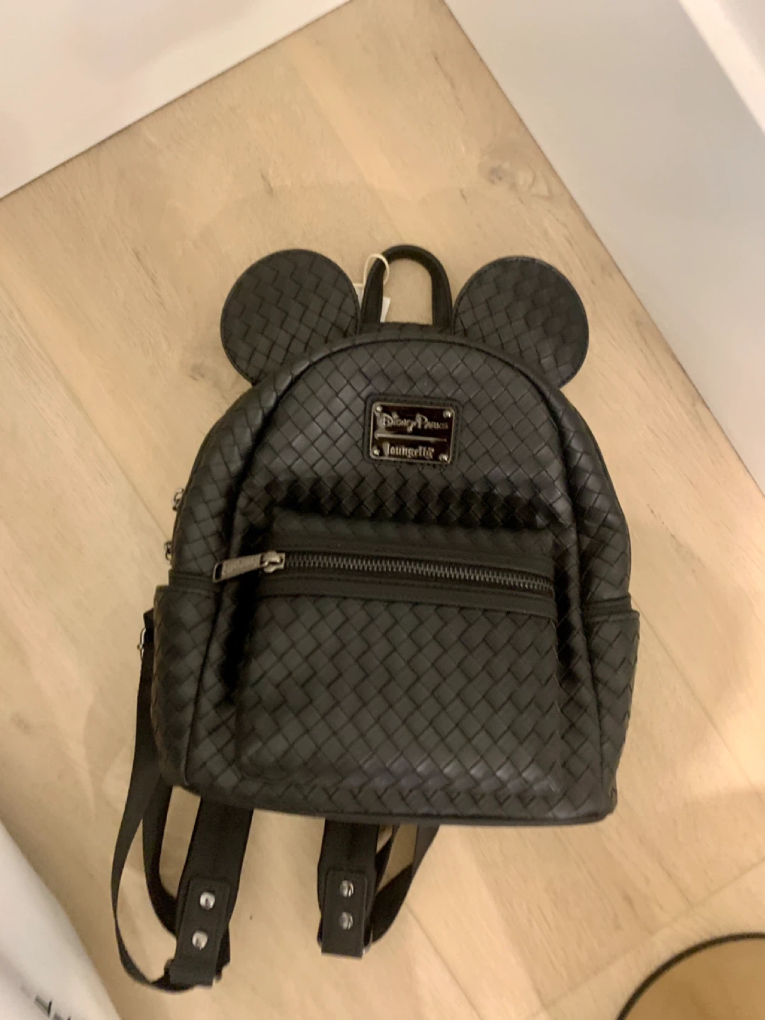 Loungefly Disney Parks Mickey Mouse Mini Backpack Black Woven - photo 5