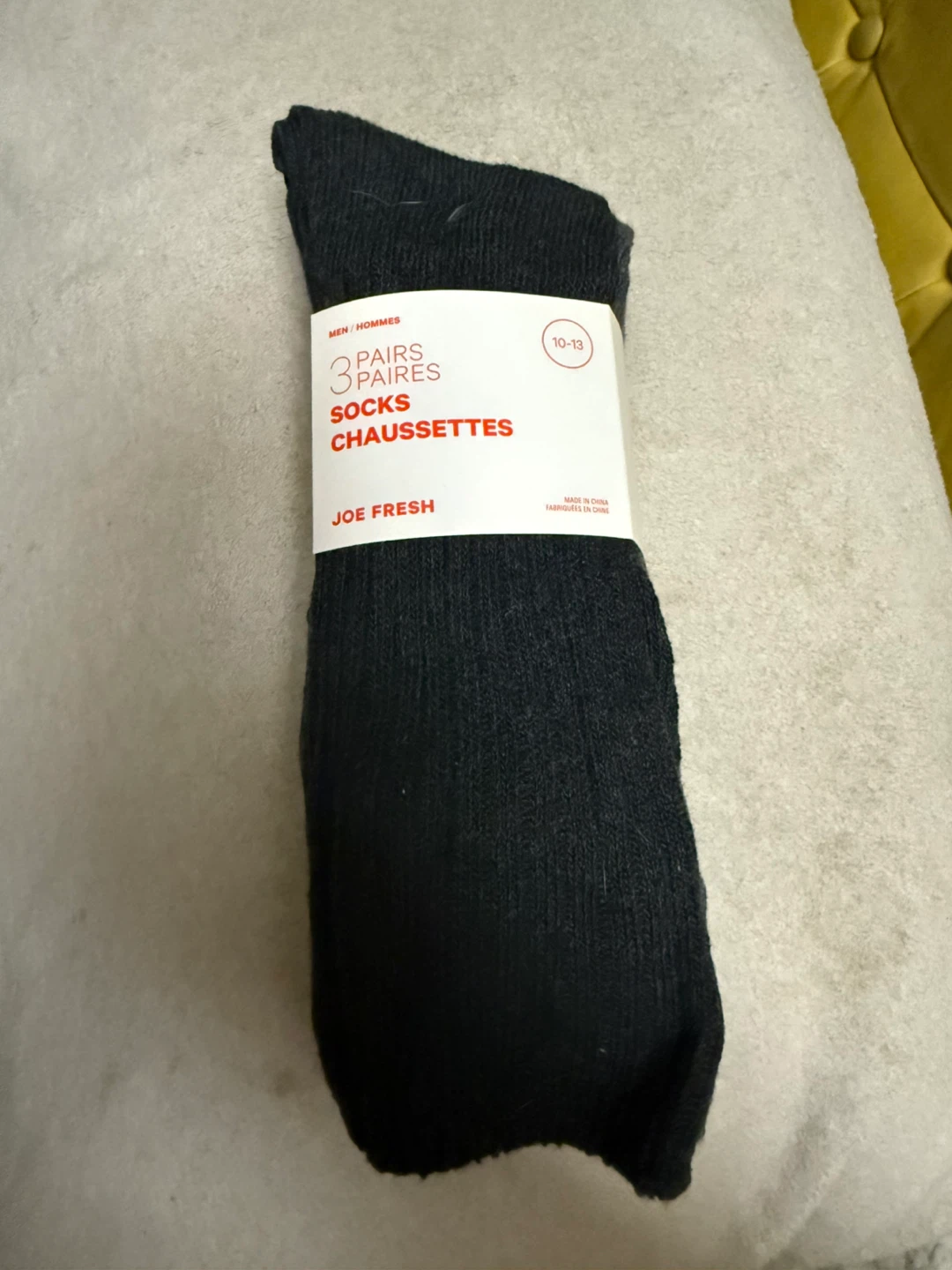Joe Fresh Men's Socks (3 Pairs) Size 10-13