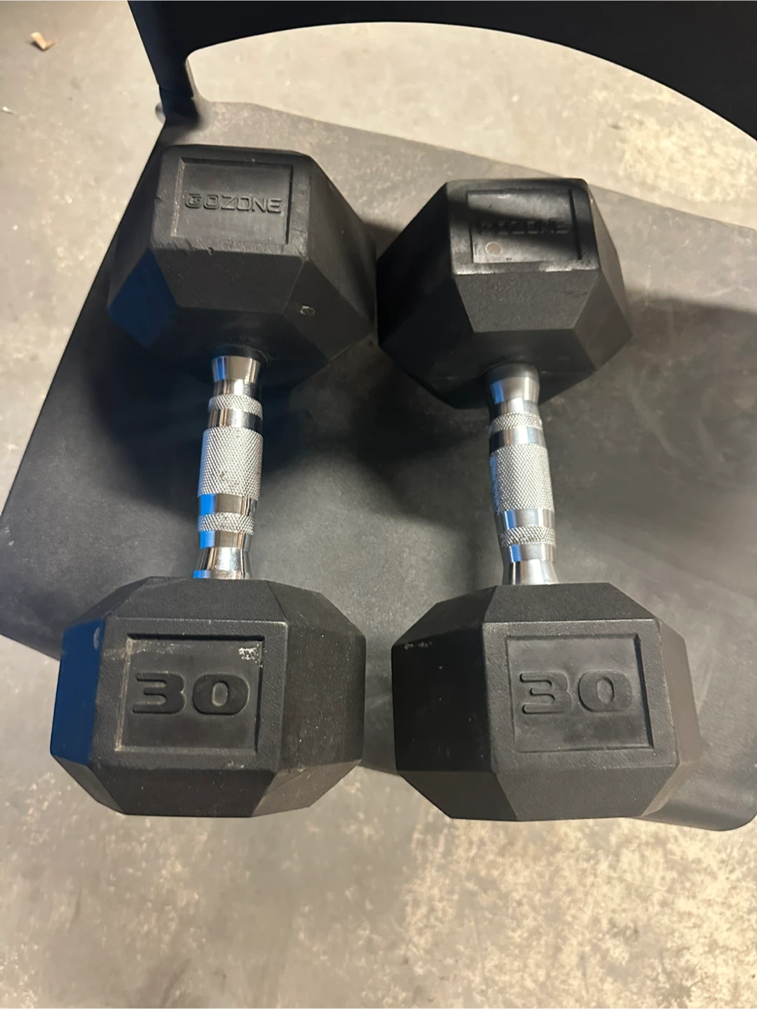 GoZone 30lb Hex Dumbbells (Pair)