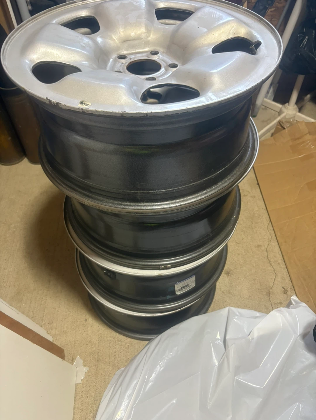 Set of 4 Silver Rims