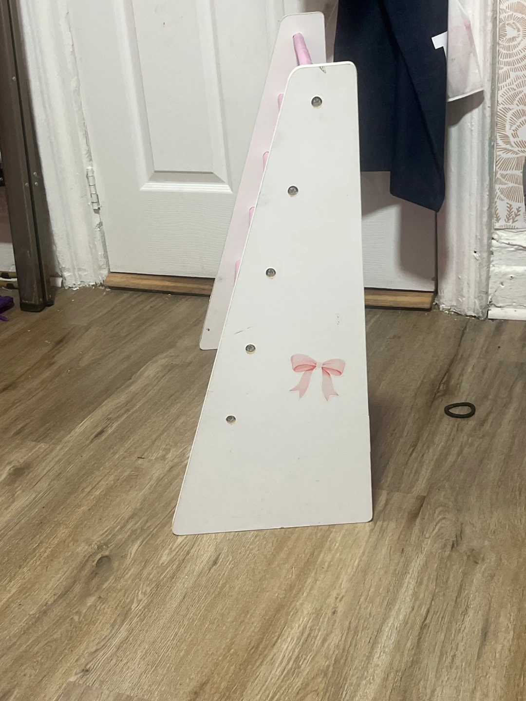Pink Kids Sling Book Shelf Book Rack - photo 2