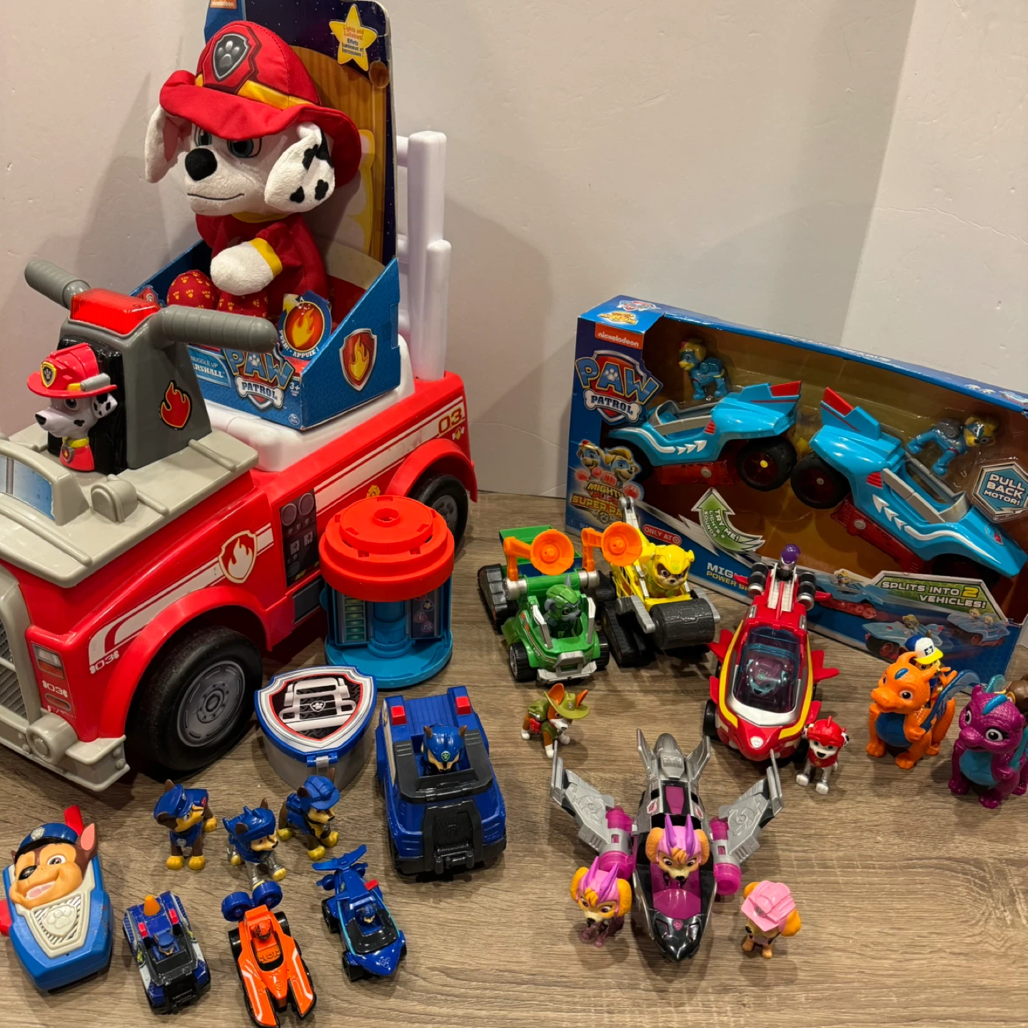 Paw Patrol Toys - Marshall Fire Truck and Various Vehicles