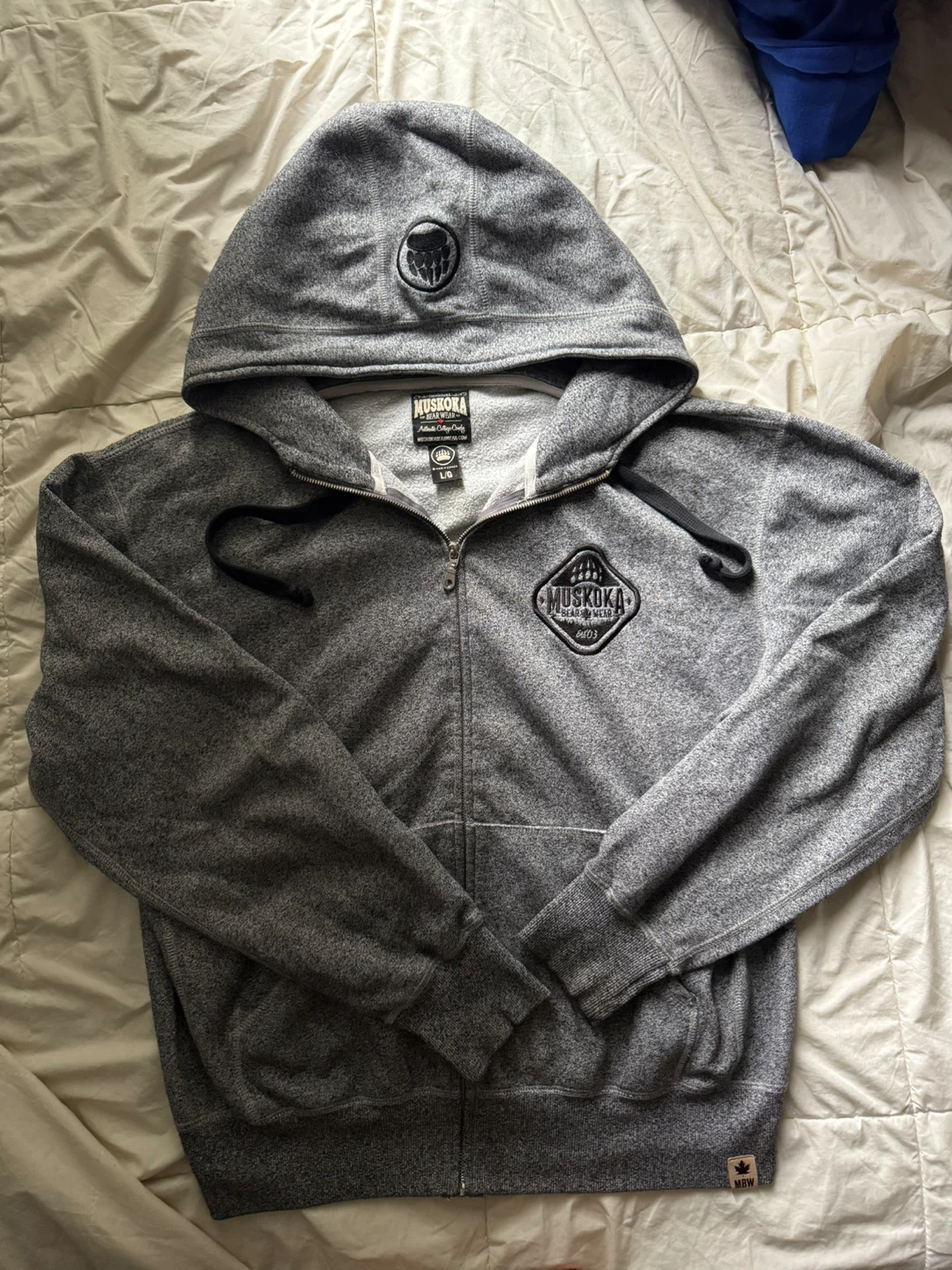 Muskoka Bear Wear Zip-Up Hoodie