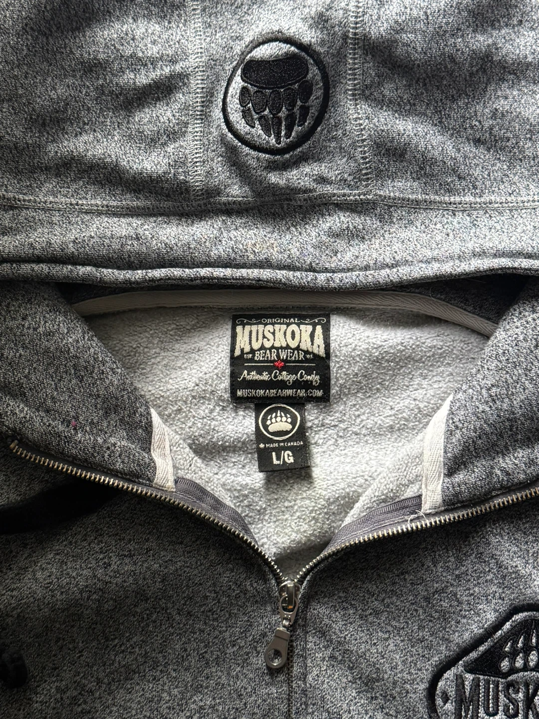 Muskoka Bear Wear Zip-Up Hoodie - photo 2
