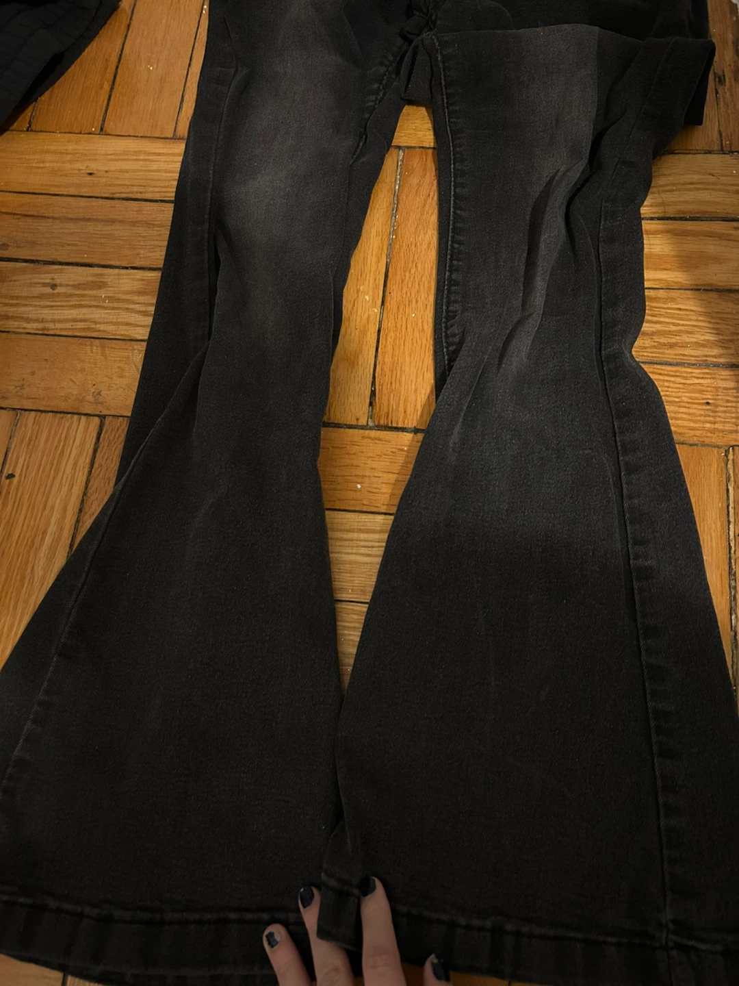 Two pairs of Black Flare Jeans - photo 2