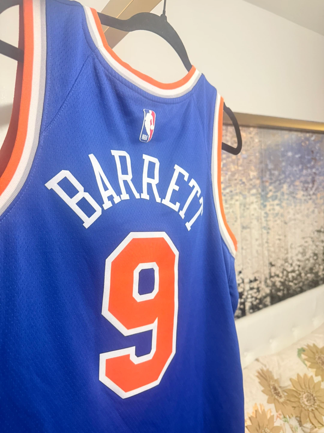 New York Knicks RJ Barrett #9 Swingman Jersey Size 48 - photo 3