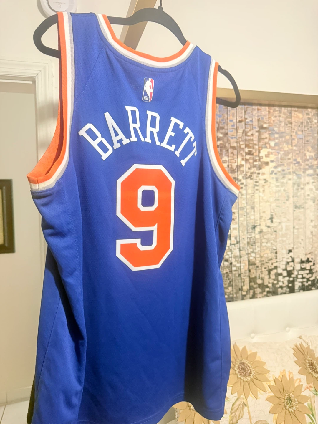 New York Knicks RJ Barrett #9 Swingman Jersey Size 48 - photo 2