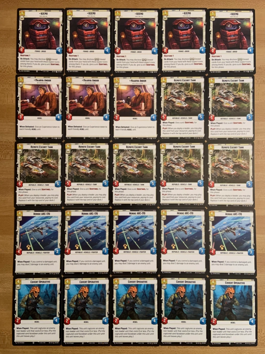 Star Wars Cards Lot – 50 Cards Bundle NM