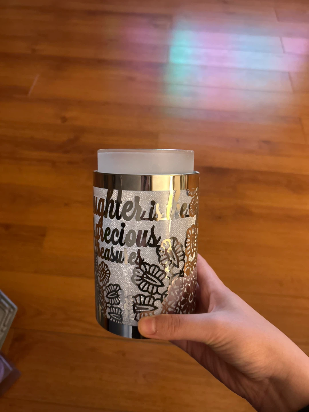 Decorative Candle Holder "Daughter is most precious treasure" - photo 2