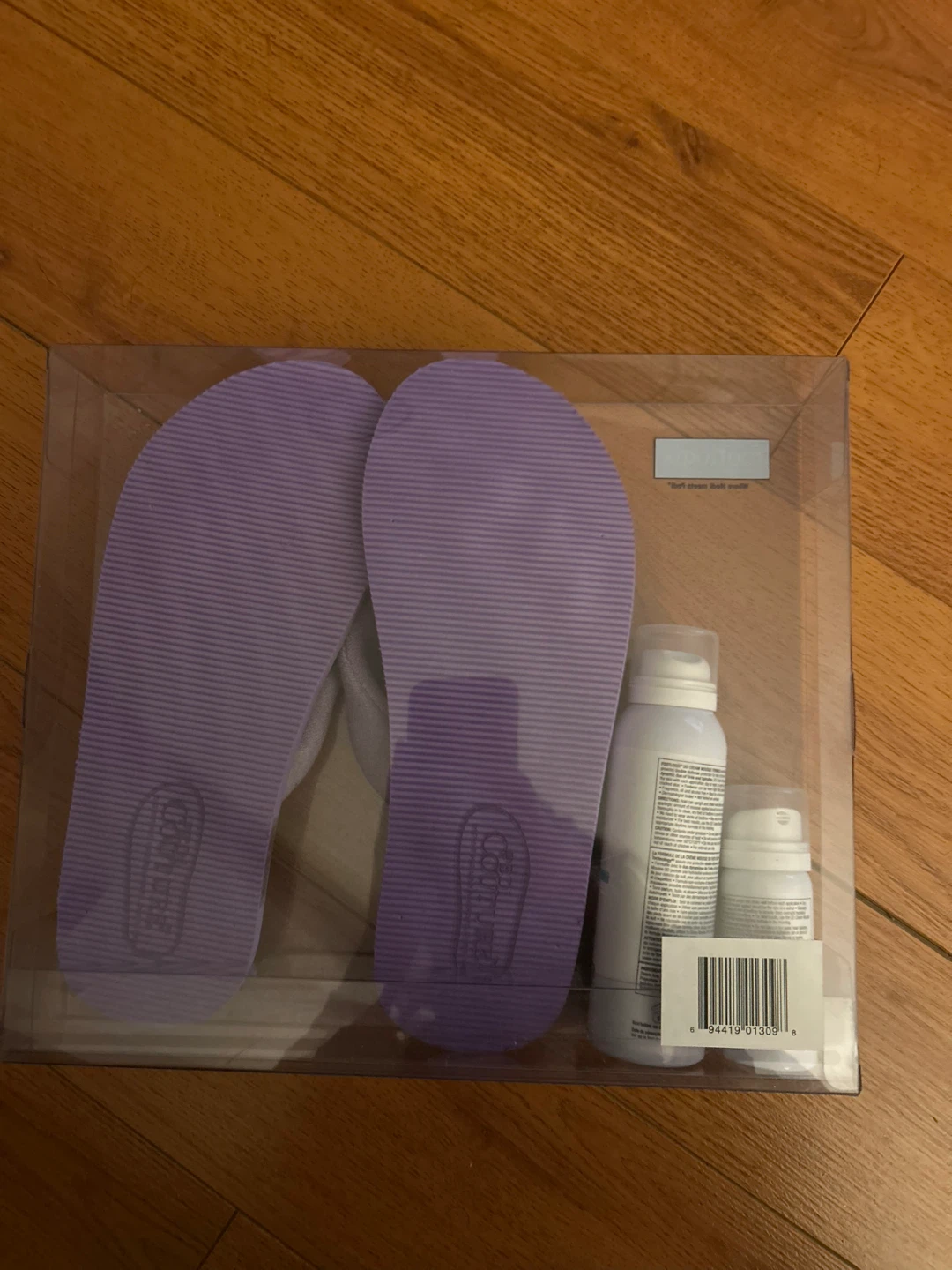 Footlogix Purple Flip Flops & Foot Care Set - photo 2