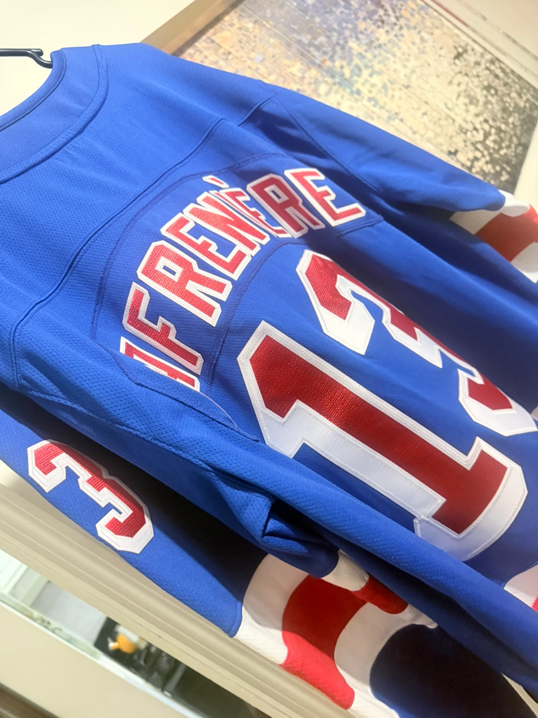 New York Rangers Lafreniere #13 Hockey Jersey - Size L - photo 4