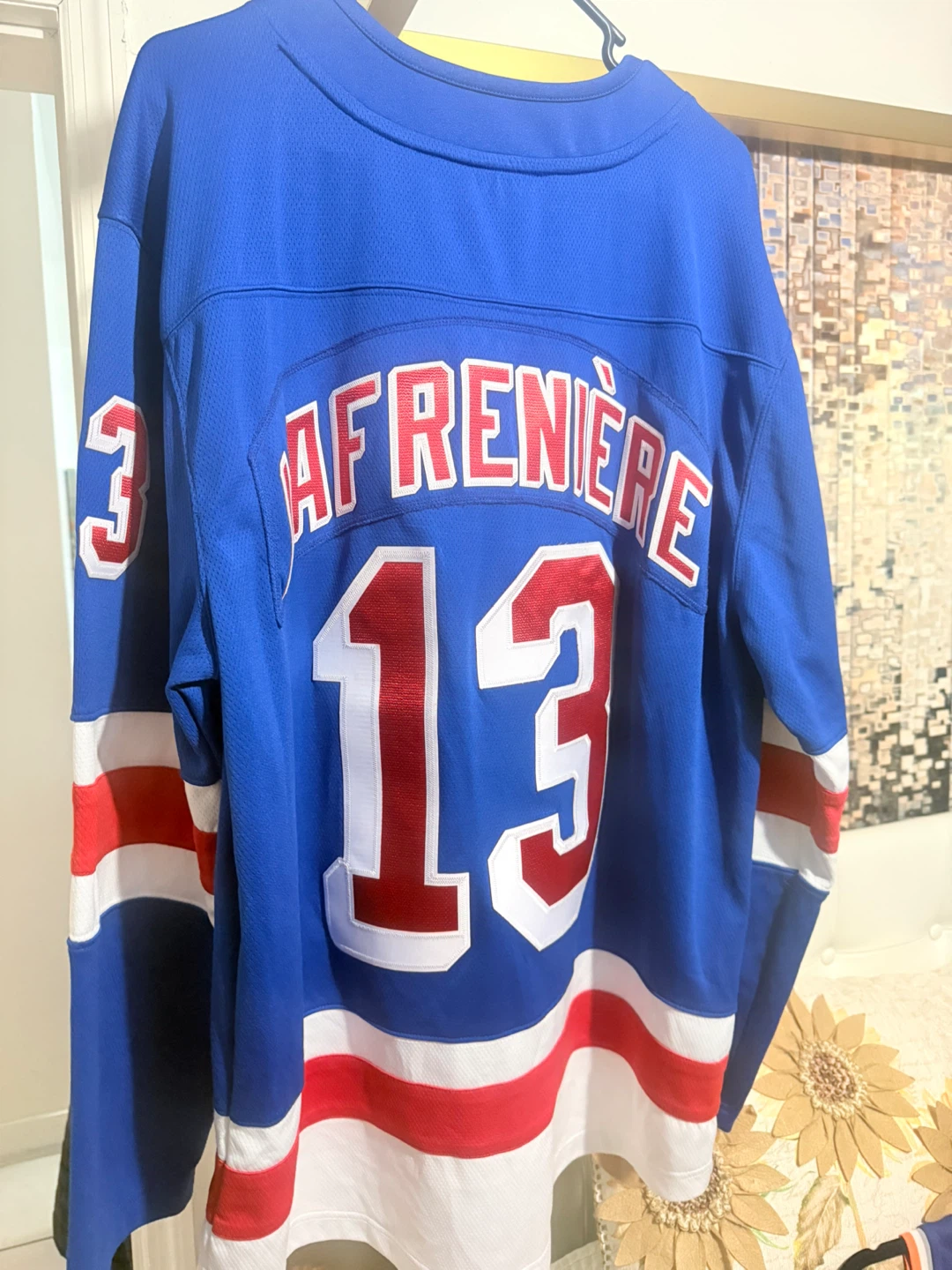 New York Rangers Lafreniere #13 Hockey Jersey - Size L - photo 5