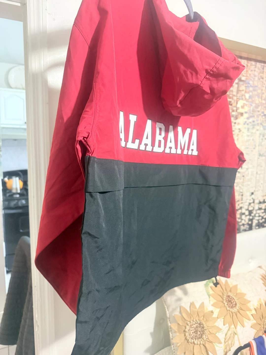 Champion Alabama Pullover Anorak Jacket - Red/Black - Size M - photo 4