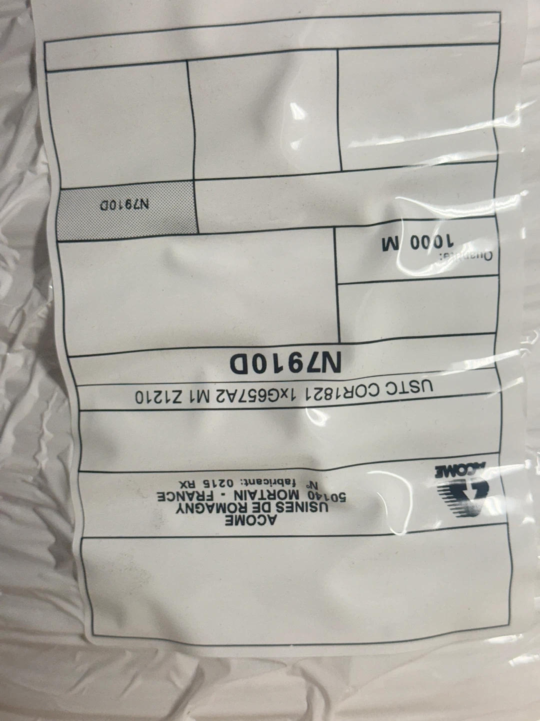 Acome N7910D Cable on Spool - photo 2