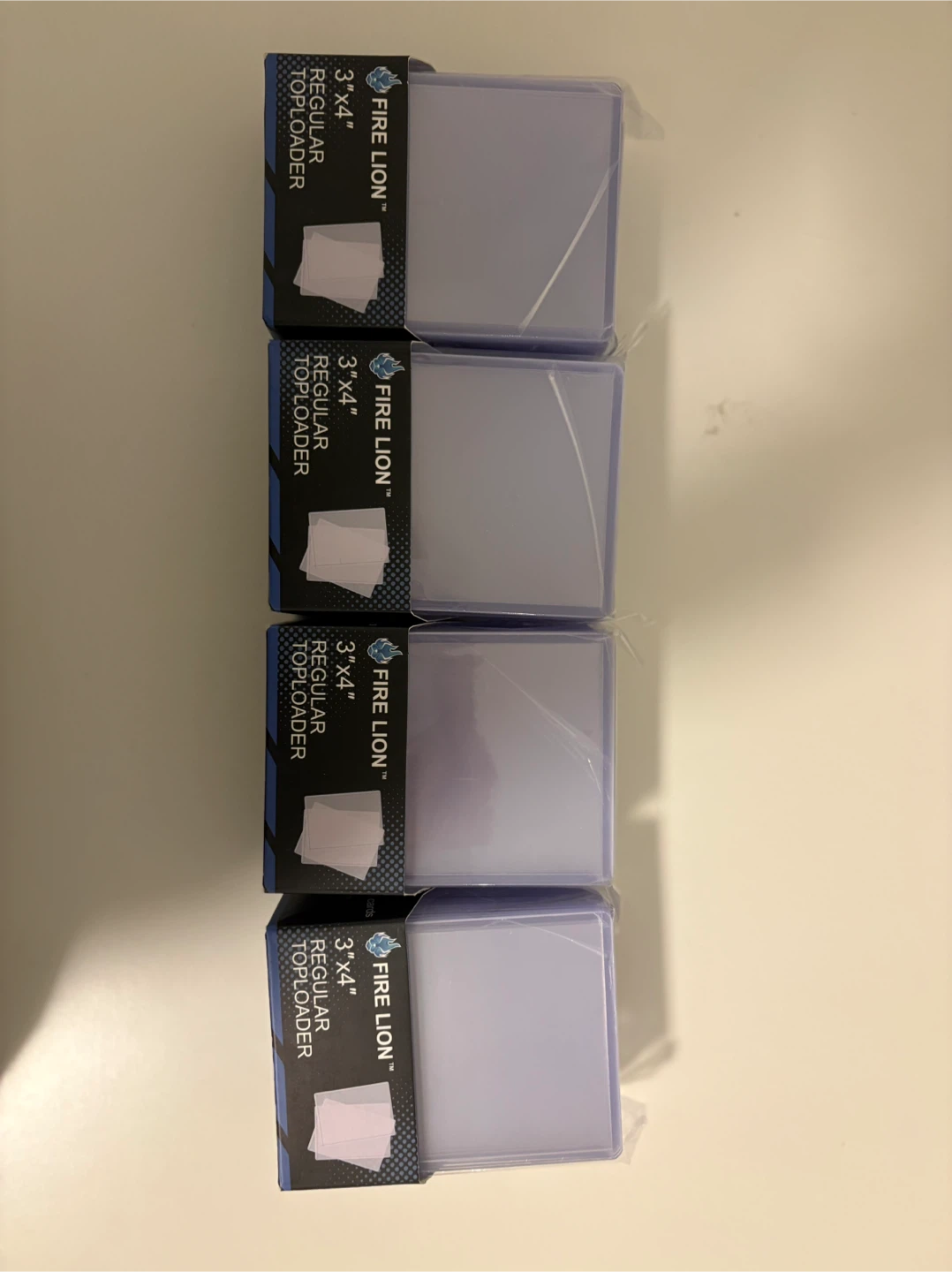 Toploaders Fire Lion 3"x4"- 25 toploaders each pack