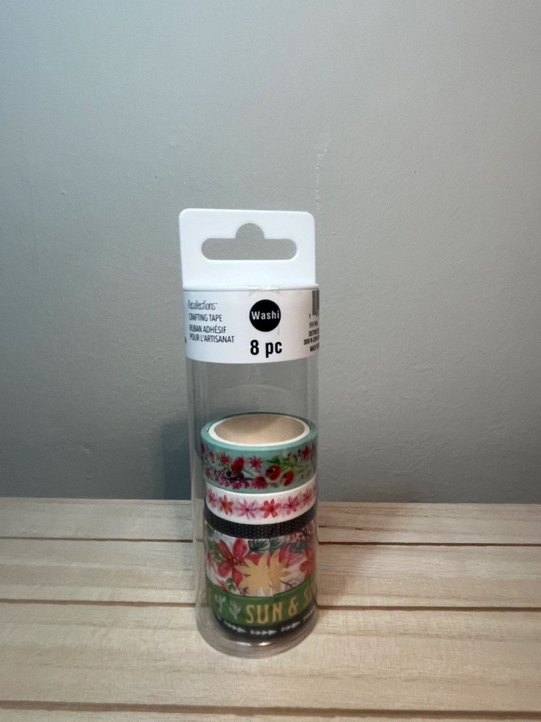 Washi Crafting Tape - 6 of 8 pc Set