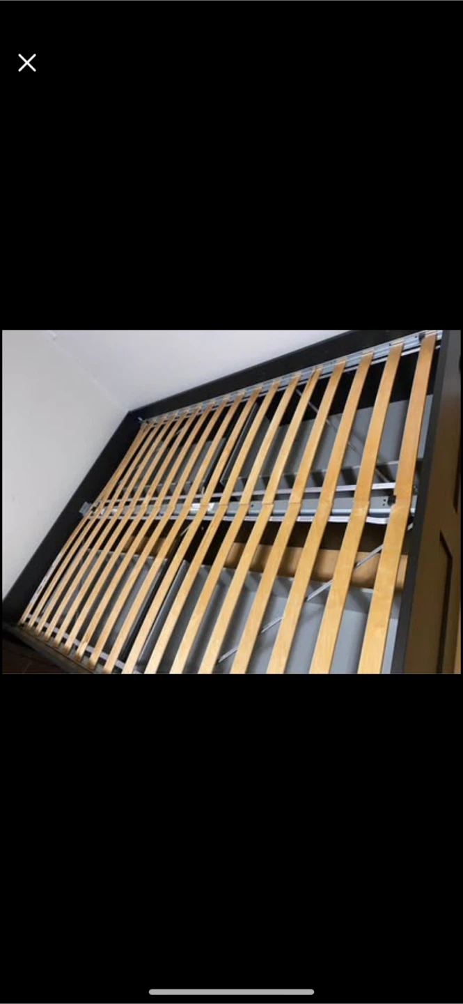 Black Queen Bed Frame with Storage Drawers