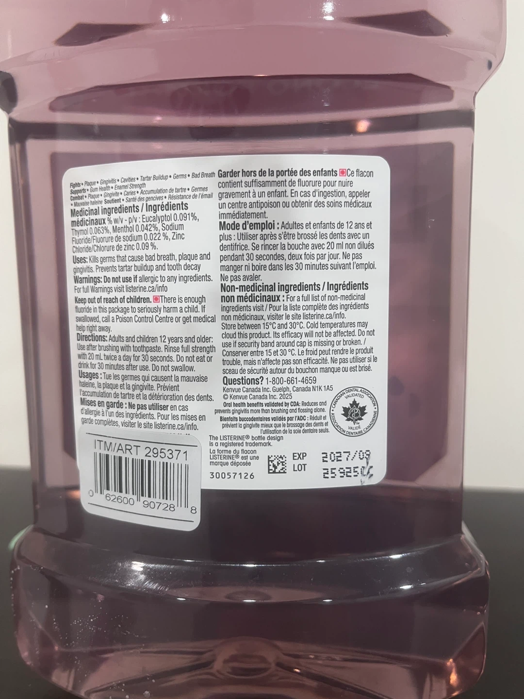 Listerine Total Care Zero Alcohol Free Mild Mint Mouthwash 1.5L - photo 2