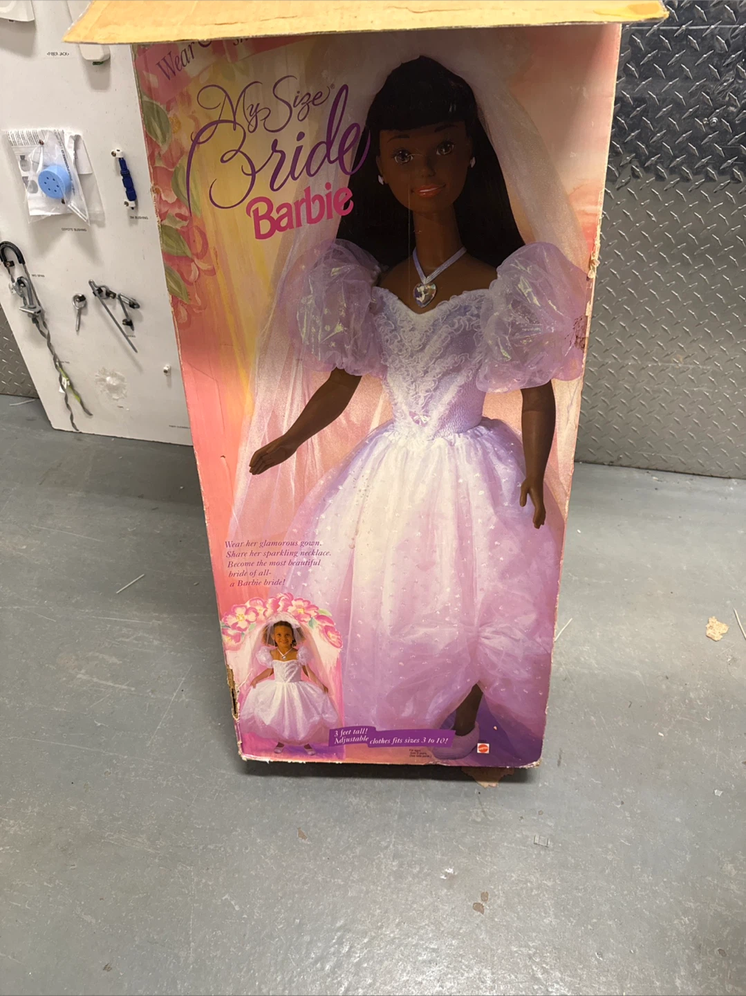 My Size Bride Barbie Doll - photo 5